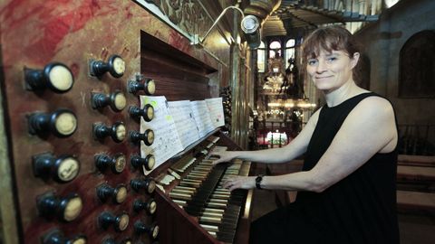 La organista Vibeke Astner acta este mircoles en la Catedral de Santa Mara.