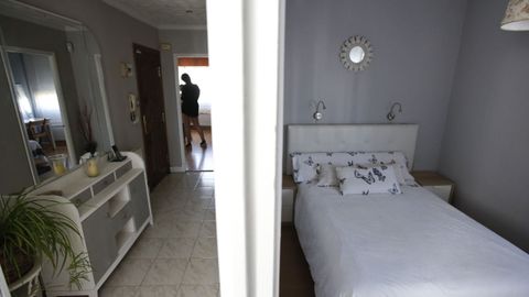 Habitacin de un piso en Lugo que se alquilaba a travs de la aplicacin Airbnb