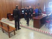 Eugenio Garc�a, esta ma�ana en los juzgados de A Parda