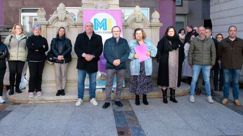 Manifiesto y proyección de vídeo en Malpica