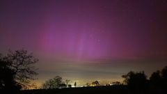 Aurora boreal captada desde Gijn por el usuario @ardastes