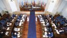 Pleno de la Diputación de Lugo de octubre del 2020 en San Marcos