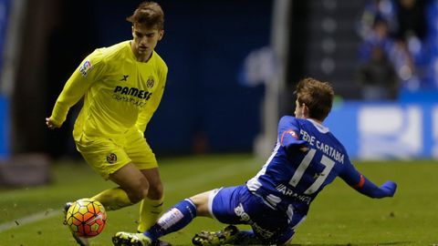 Denis Surez, durante su anterior etapa en el Villarreal