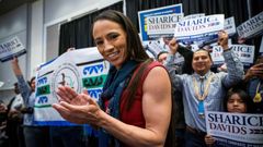 En la imagen, India Sharice Davids