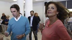 Ana Botella, tras votar el domingo en Pozuelo de Alarcn