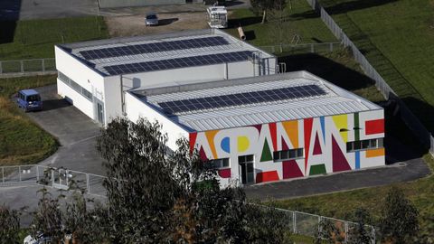 Vista de las instalaciones del centro ocupacional de Aspanane en Viveiro