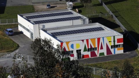 Vista de las instalaciones del centro ocupacional de Aspanane en Viveiro