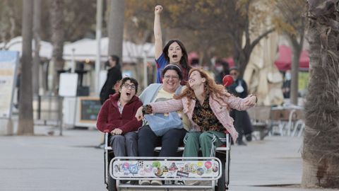 Las cuatro protagonistas en un fotograma de la serie.