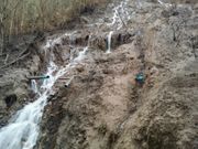 Desprendimiento de una ladera en Mui�os 