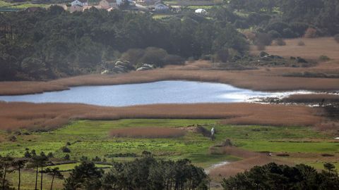 Imagen de la lagoa de Vixán