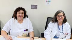 Beatriz Argallero Lana, enfermera gestora de Patolog�a Mamaria y�Consuelo Men�ndez Dizy, jefa de servicio de Cirug�a General