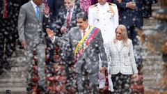 Nicolás Maduro y su esposa, Cilia Flores, en una imagen de archivo.