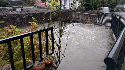 Inundaciones en Vibau, Llanes