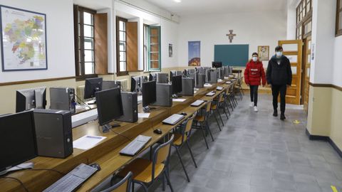 El colegio diocesano del Seminario Menor de Santiago tiene unas instalaciones impresionantes