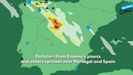 El mapa de la contaminacin del carbn en Europa