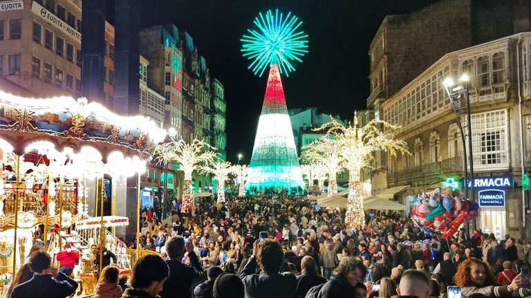 La Navidad de Vigo se apagará el 11 de enero tras casi dos meses