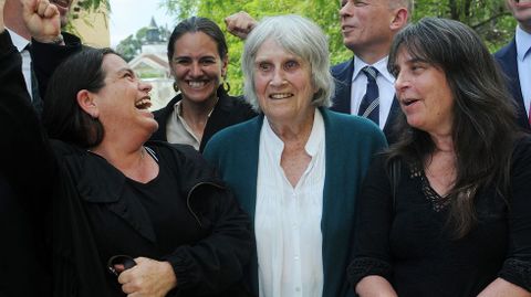 La viuda y las hijas de Victor Jara celebran la sentencia judicial