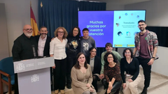 Investigadores del Instituto de Salud Carlos III en la presentacin del estudio Transaludes.