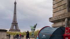 La torre Eiffel en una imagen de archivo, de abril de2023