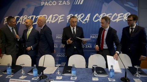 Paco Zas, el da de la presentacin de su candidatura el 13 de mayo del 2019