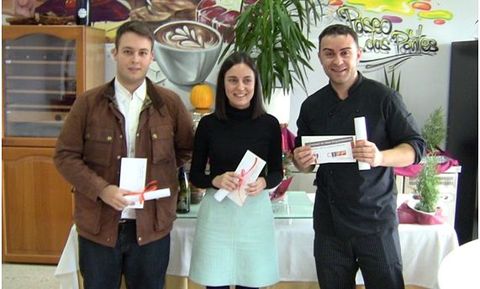 Pablo Armengol, Araceli Novo y Fernando Gonzlez ganaron el concurso de ideas emprendedoras. 