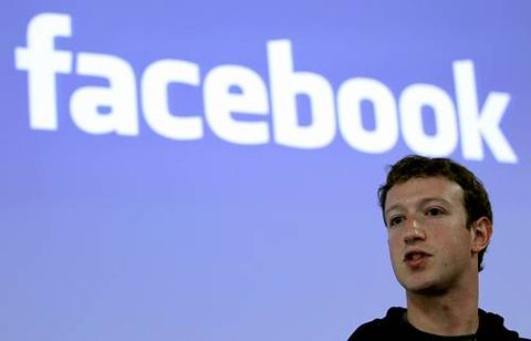 Mark Zuckerberg, el CEO de Facebook, durante una presentación en California