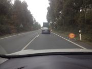 Obras en la carretera de la costa, en Parceiros, Xove