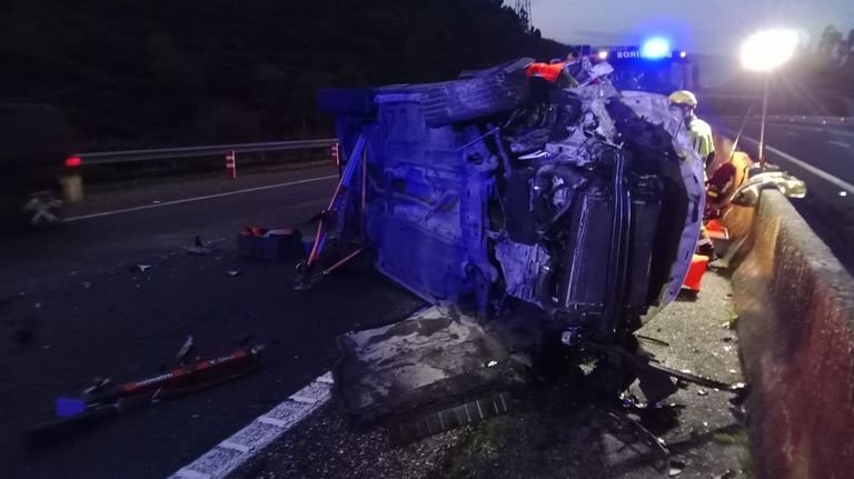 Excarcelada una conductora en Nigrán tras chocar contra un camión en Camos