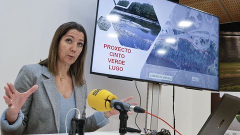 La alcaldesa present el proyecto de cinturn verde