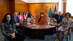 El nuevo Consejo de Gobierno del Principado de Asturias tras la remodelación.