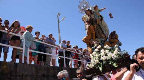 Procesion de la Virgen del Carmen en Lampn