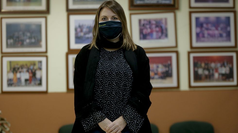 Cristina Culebras, directora del colegio de infantil y primaria Anxo da Guarda de A Corua