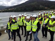 Numerosas autoridades participaron en la visita a las obras.