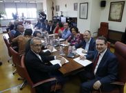 Los alcaldes refrendaron el pacto entre la Xunta y Vigo sobre el transporte                  y el rea Metropolitana. 