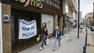 Comercio de Foz, cerrado en 2020 en solidaridad con la huelga de los trabajadores de Alcoa