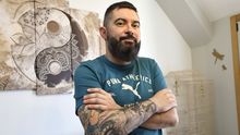 Miguel Gonz�lez, enfermo de hemofilia.