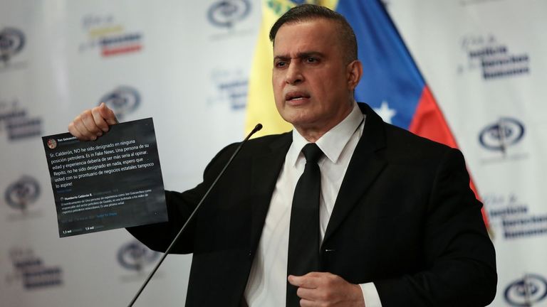 El fiscal general venezolano, Tarkek William Saab