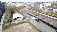 Lugo ha perdido las 150 plazas del aparcamiento del ADIF, donde se ejecutan las obras de construcción de la intermodal