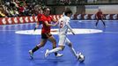 Vanessa Sotelo en un partido de la seleccin espaola de ftbol sala