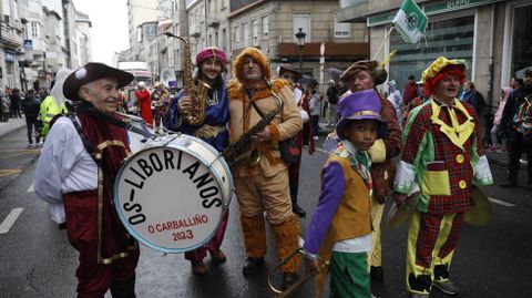 Desfile de entroido en O Carballio 