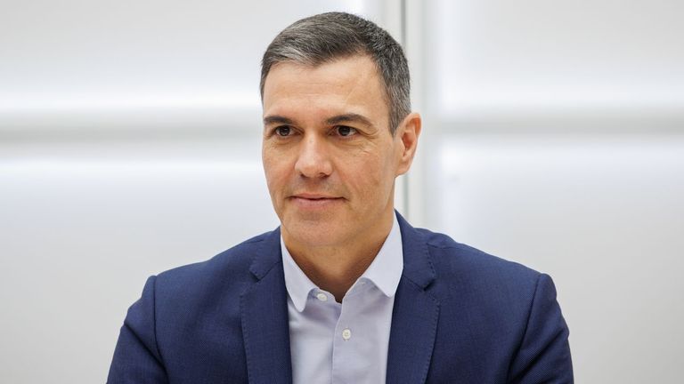 Pedro Sánchez, presidente del Gobierno.