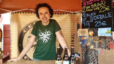 Diego Rodrguez, propietario de cervezas Cotoya.
