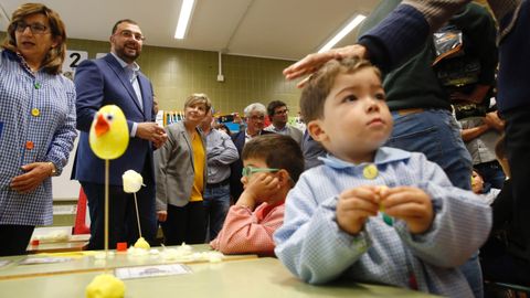 El preside del Principado, Adri�n Barb�n, en el CRA de Villay�n