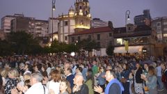 Concentración de apoyo a la familia de Sonia Iglesias celebrada en Pontevedra en agosto del 2019