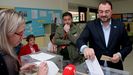Los candidatos a las autonmicas y municipales de Asturias votan