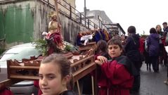 Procesiones de Semana Santa de los ni�os en Viveiro