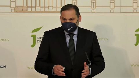 El ministro Ábalos, este miércoles, en Jaén