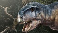Recreacin artstica del dinosaurio carnvoro
