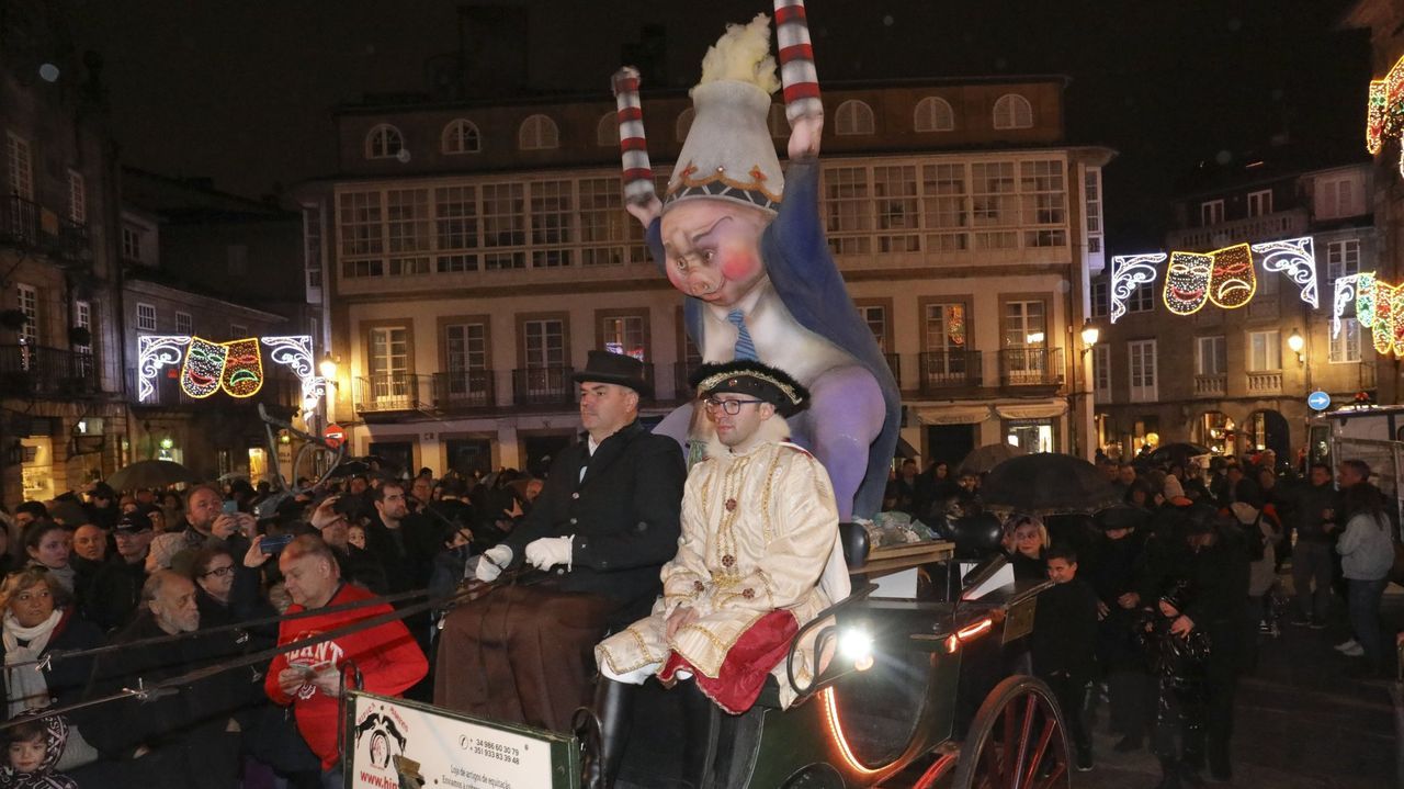 Repaso visual a una cita histrica en Lugo.Noche de comadres en Celanova