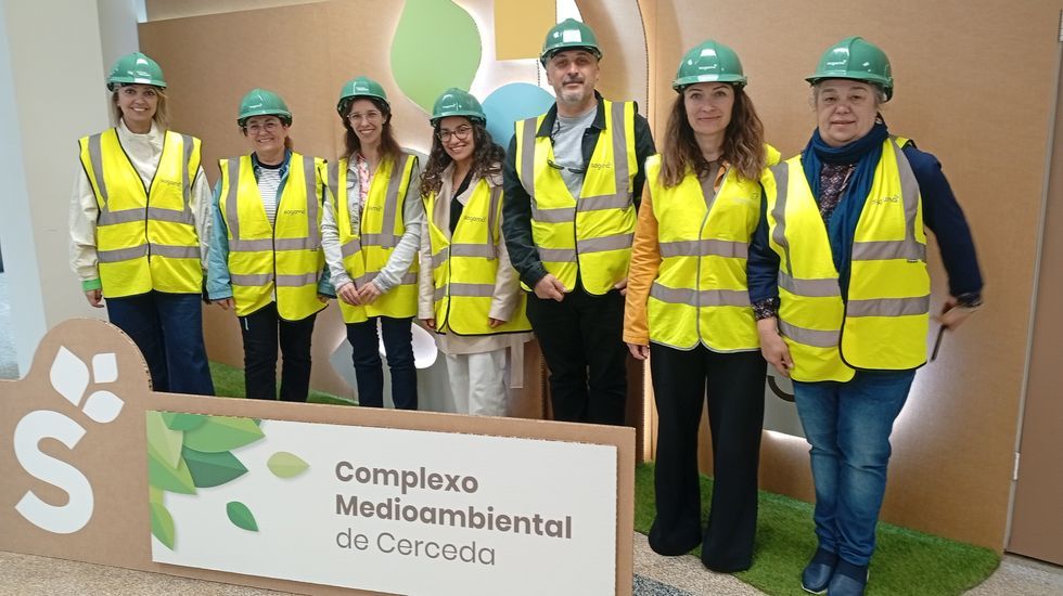 Los docentes de Turqu�a, durante su expedici�n a Sogama 